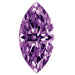 Preciosa Cubic Zirconia Marquise Diamond Cut Amethyst - Bluestreak Crystals