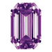 Preciosa Cubic Zirconia Octagon Step Cut Amethyst - Bluestreak Crystals