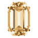 Preciosa Cubic Zirconia Octagon Step Cut Champagne - Bluestreak Crystals