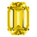Preciosa Cubic Zirconia Octagon Step Cut Gold - Bluestreak Crystals