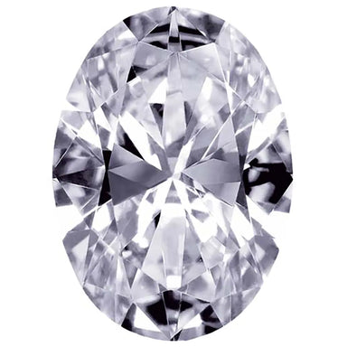 Preciosa Cubic Zirconia Oval Diamond Cut Lavender - Bluestreak Crystals
