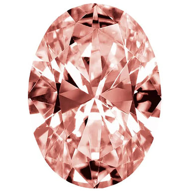 Preciosa Cubic Zirconia Oval Diamond Cut Rhodolite - Bluestreak Crystals