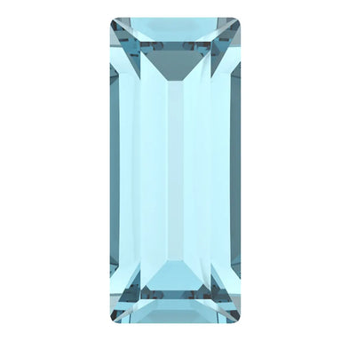 Preciosa Fancy Stones Baguette Aqua Bohemica - Bluestreak Crystals