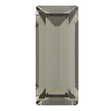Preciosa Fancy Stones Baguette Black Diamond - Bluestreak Crystals
