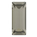 Preciosa Fancy Stones Baguette Black Diamond - Bluestreak Crystals