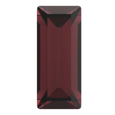 Preciosa Fancy Stones Baguette Burgundy - Bluestreak Crystals