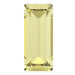 Preciosa Fancy Stones Baguette Jonquil - Bluestreak Crystals