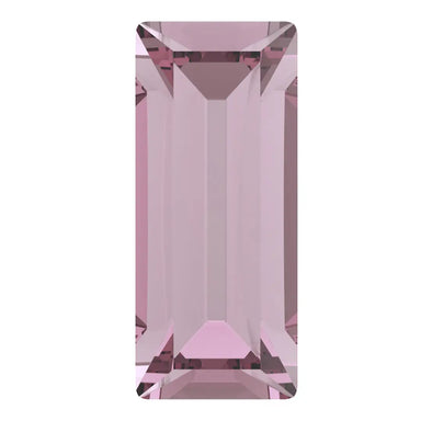 Preciosa Fancy Stones Baguette Light Amethyst - Bluestreak Crystals