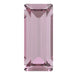 Preciosa Fancy Stones Baguette Light Amethyst - Bluestreak Crystals