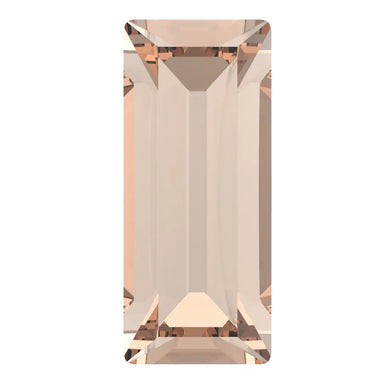Preciosa Fancy Stones Baguette Light Peach - Bluestreak Crystals