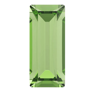 Preciosa Fancy Stones Baguette Peridot - Bluestreak Crystals