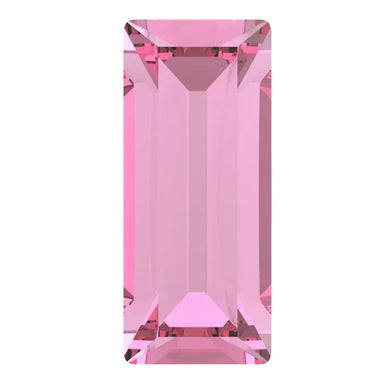 Preciosa Fancy Stones Baguette Rose - Bluestreak Crystals
