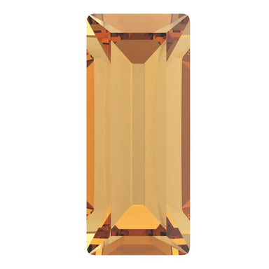 Preciosa Fancy Stones Baguette Topaz - Bluestreak Crystals
