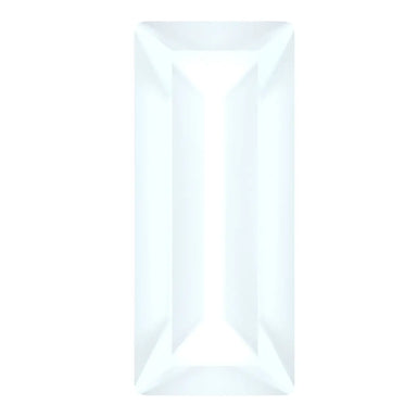 Preciosa Fancy Stones Baguette White Opal - Bluestreak Crystals