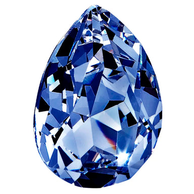 Preciosa Fancy Stones Baroque Pear Dark Indigo - Bluestreak Crystals