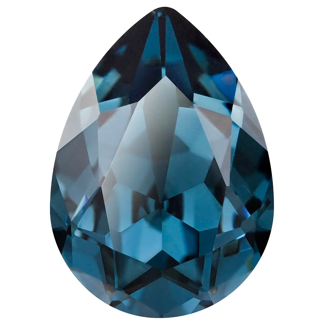 Preciosa Fancy Stones Baroque Pear Montana - Bluestreak Crystals