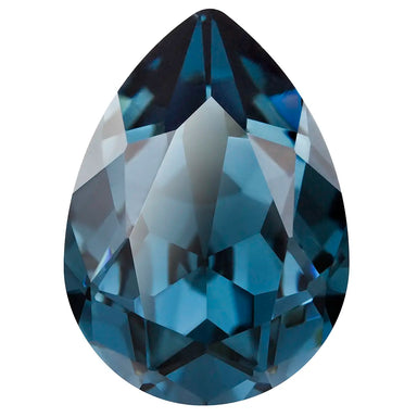 Preciosa Fancy Stones Baroque Pear Montana - Bluestreak Crystals