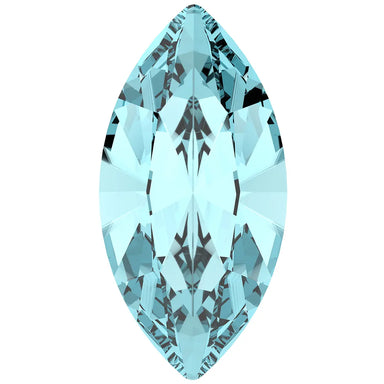 Preciosa Fancy Stones Navette Aqua Bohemica - Bluestreak Crystals