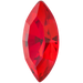 Preciosa Fancy Stones Navette Light Siam - Bluestreak Crystals