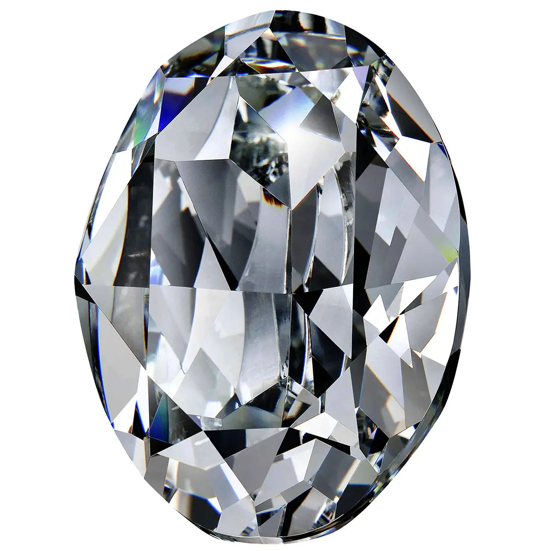 Preciosa Fancy Stones Oval Black Diamond - Bluestreak Crystals
