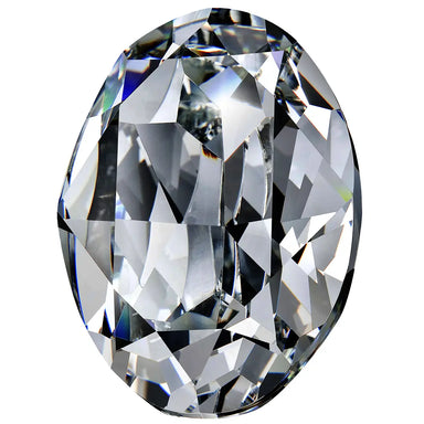 Preciosa Fancy Stones Oval Black Diamond - Bluestreak Crystals