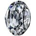 Preciosa Fancy Stones Oval Black Diamond - Bluestreak Crystals