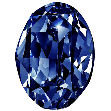 Preciosa Fancy Stones Oval Dark Indigo - Bluestreak Crystals