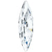 Preciosa Fancy Stones Slim Navette Crystal - Bluestreak Crystals