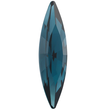 Preciosa Fancy Stones Slim Navette Montana - Bluestreak Crystals