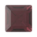 Preciosa Fancy Stones Square Burgundy - Bluestreak Crystals