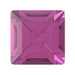 Preciosa Fancy Stones Square Fuchsia - Bluestreak Crystals