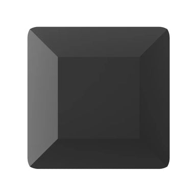 Preciosa Fancy Stones Square Jet UNFOILED - Bluestreak Crystals