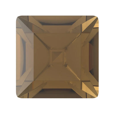 Preciosa Fancy Stones Square Smoked Topaz - Bluestreak Crystals