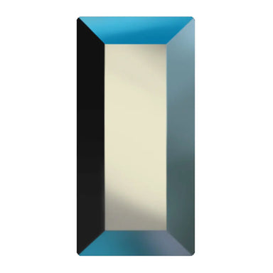 Preciosa Flat Back Crystals Non Hotfix Baguette (MAXIMA) Jet AB UNFOILED - Bluestreak Crystals