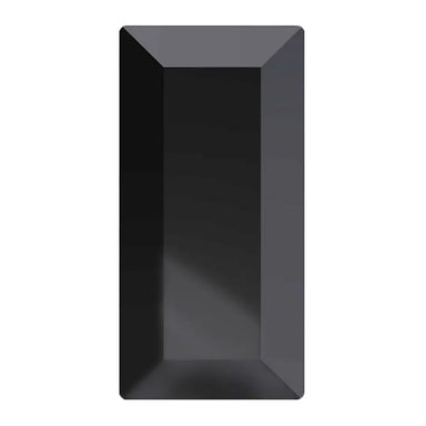 Preciosa Flat Back Crystals Non Hotfix Baguette (MAXIMA) Jet UNFOILED - Bluestreak Crystals