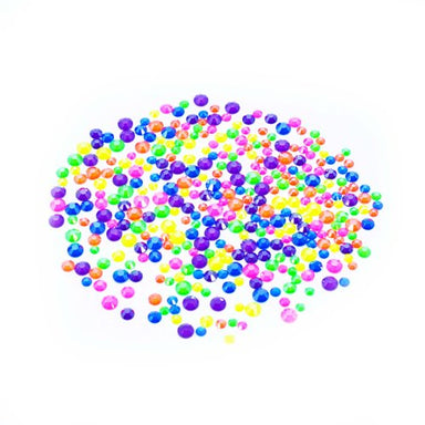 Preciosa Flat Back Crystals Non Hotfix Mix (MAXIMA) Neon - Bluestreak Crystals