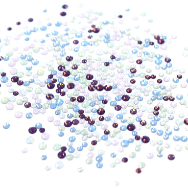 Preciosa Flat Back Crystals Non Hotfix Mix (MAXIMA) Opal - Bluestreak Crystals