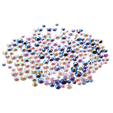 Preciosa Flat Back Crystals Non Hotfix Mix (MAXIMA) Opal AB - Bluestreak Crystals