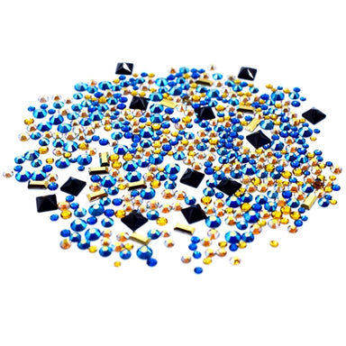 Preciosa Flat Back Crystals Non Hotfix Mix (MAXIMA) Pharaoh - Bluestreak Crystals