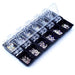 Preciosa Flat Back Crystals Non Hotfix Mix (MAXIMA) Ultimate Crystal AB - Bluestreak Crystals
