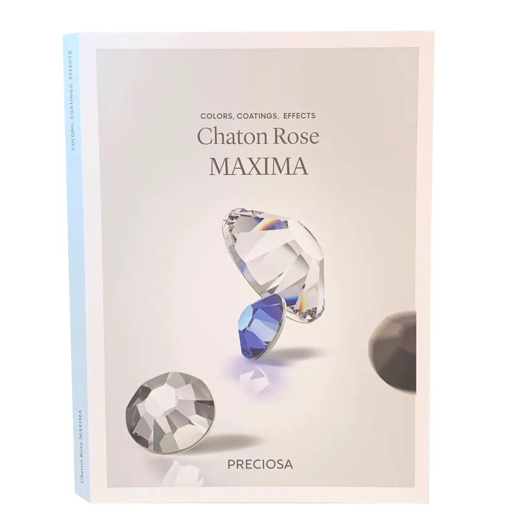 Preciosa Flatback Crystals (MAXIMA) Colour Chart - Bluestreak Crystals