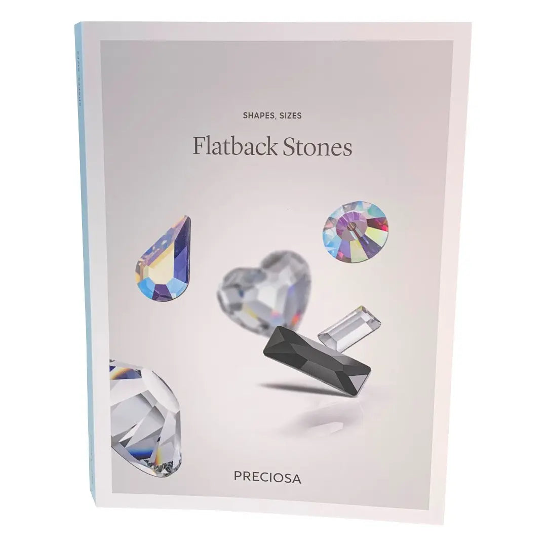 Preciosa Flatback Crystals (MAXIMA) Shapes & Sizes Chart - Bluestreak Crystals