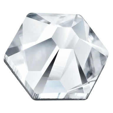 Preciosa Hotfix Flat Back Crystals Hexagon (MAXIMA) Crystal - Bluestreak Crystals