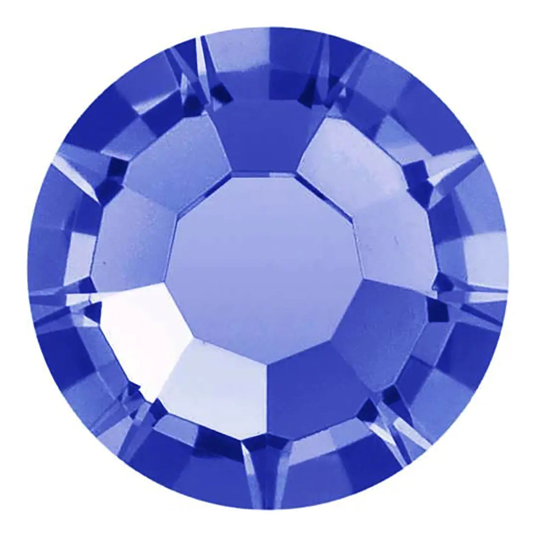 Preciosa Hotfix Flat Back Crystals (MAXIMA) Blue Violet - Bluestreak Crystals