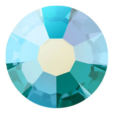 Preciosa Hotfix Flat Back Crystals (MAXIMA) Blue Zircon AB - Bluestreak Crystals