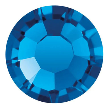 Preciosa Hotfix Flat Back Crystals (MAXIMA) Capri Blue - Bluestreak Crystals