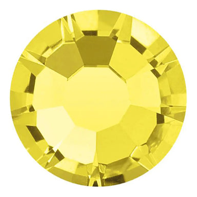 Preciosa Hotfix Flat Back Crystals (MAXIMA) Citrine - Bluestreak Crystals