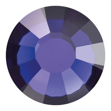 Preciosa Hotfix Flat Back Crystals (MAXIMA) Dark Indigo - Bluestreak Crystals