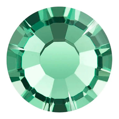 Preciosa Hotfix Flat Back Crystals (MAXIMA) Erinite - Bluestreak Crystals