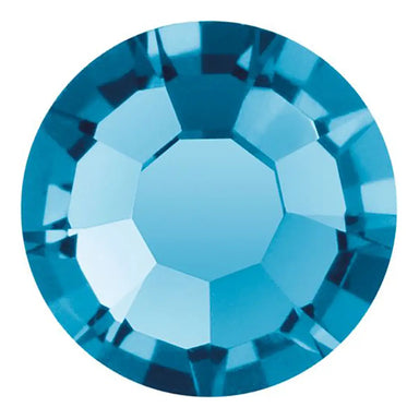 Preciosa Hotfix Flat Back Crystals (MAXIMA) Indicolite - Bluestreak Crystals
